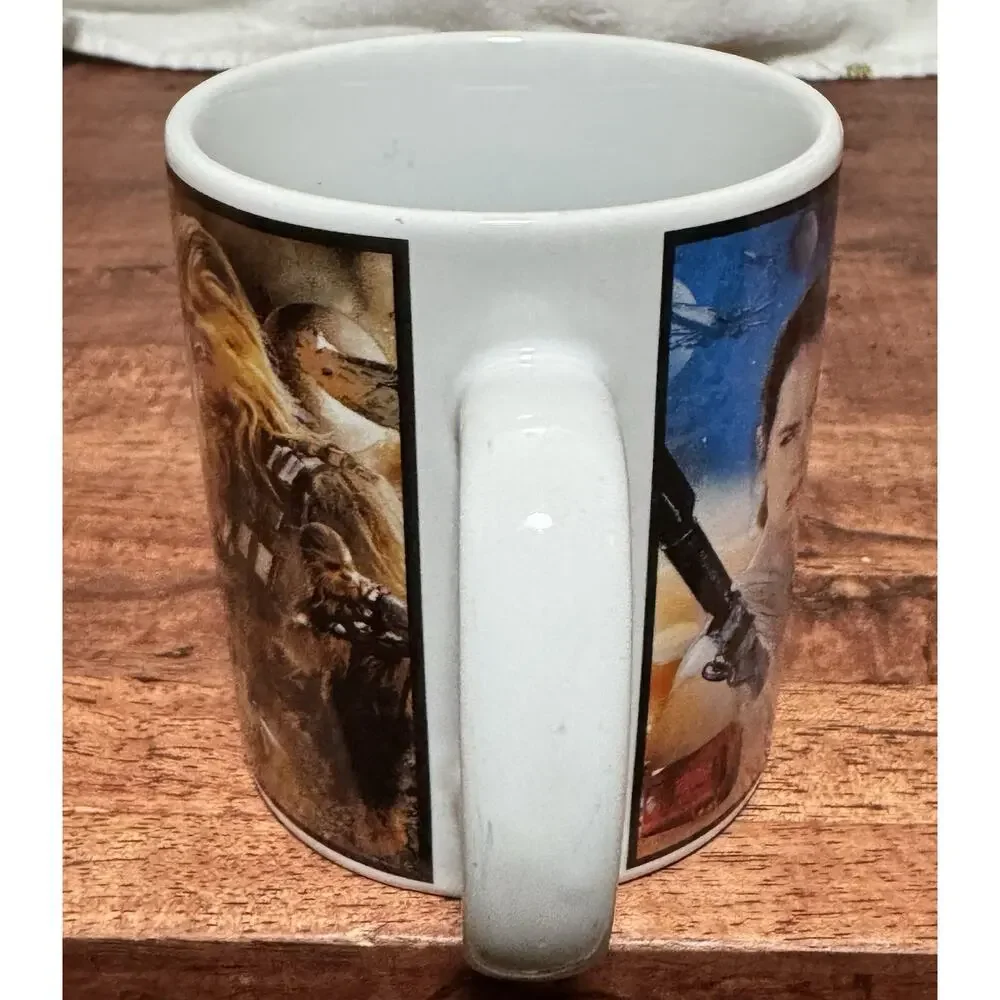 Star Wars Coffee Tea Mug Cup Lucas Film Ltd Rey BB-8 Finn Poe Chewbacca 12oz